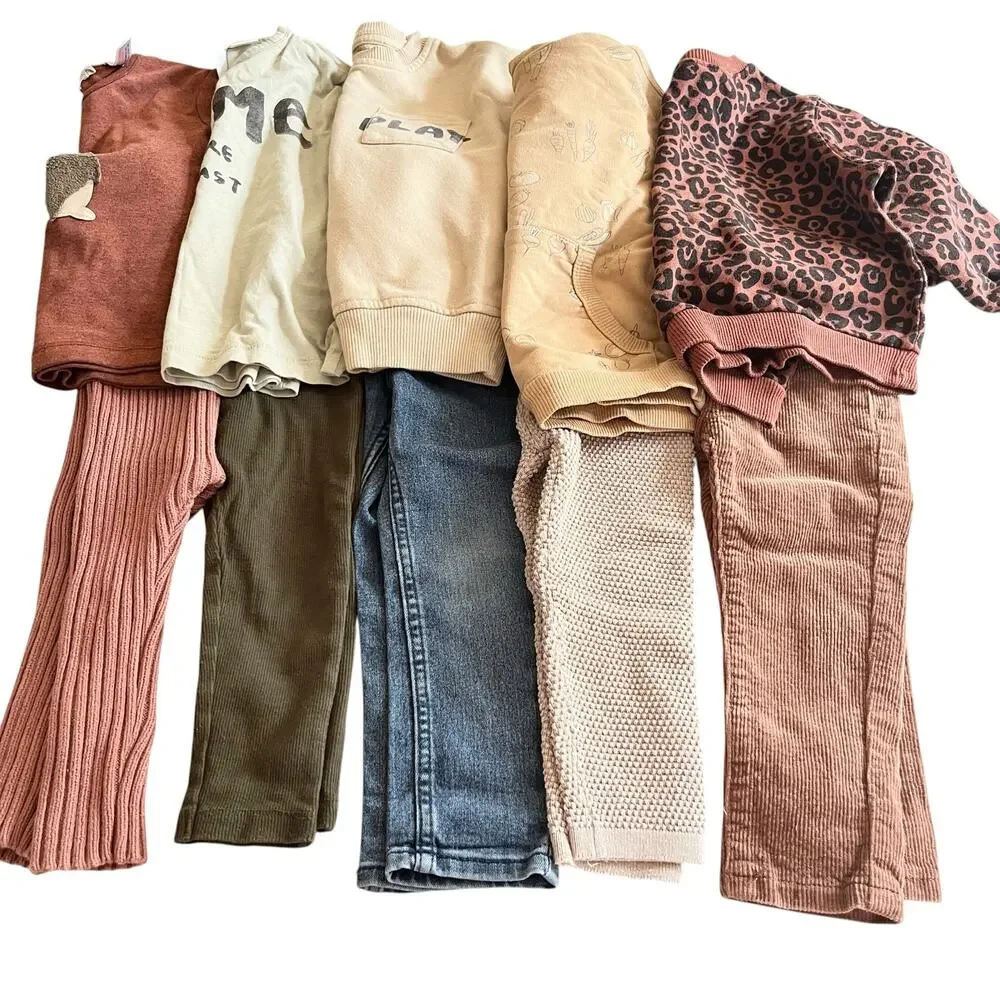 Boys Fall Winter Outfit Bundle 18-24M Contemporary Knits Tops Bottoms